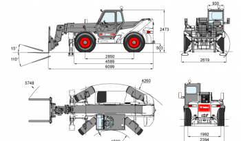 Élévateur télescopique BOBCAT T40/140 14 M 4 T complet