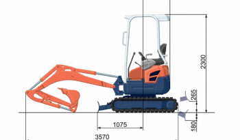 Mini pelle KUBOTA U15 1.5t complet