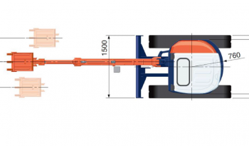 Mini pelle KUBOTA U25 2.5t complet